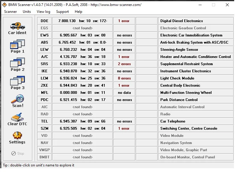 Interfata diagnoza si codari BMW Scanner 1.4 - imagine 5